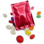 QQ Studio 100 PCS Metallic Mylar Foil Open Top Sealable Bags (6x9cm (2.3x3.5''), 100x Red)