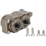 Vbest life RC Car Transfer Case Replacement Part, CNC Metal Forward and Reverse Gearbox Transfer Case for SCX10 1/10 RC Crawler