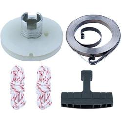 Recoil Starter Spring Pulley Handle Rope Kit Fit Husqvarna 61 266 268 268K 272 Chainsaw Replacement Parts