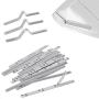 FVANOR Aluminum Metal Nose Wires Bendable Twist Ties Bridge with Adhesive Back 85x5mm