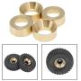 Tongina Pack of 4 1/24 RC Metal Wheel Rims Hubs for Axial SCX24 AXI90081 ,Crawler, Upgrade Parts