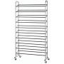 Type A Shoe Rack | Shoe Organizer for Closet | 50-Pair Shoe Storage | Metal 10-Tier Shoe Shelf | Adjustable​ ​