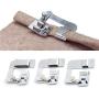 ANYQOO 3 Sizes Rolled Hem Pressure Foot Sewing Machine Presser Foot Hemmer Foot Set (1/2 Inch, 3/4 Inch, 1 Inch) for Singer, Brother, Janome and Other Low Shank Adapter (Rolled Hem Presser Feet)