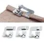 ANYQOO 3 Sizes Rolled Hem Pressure Foot Sewing Machine Presser Foot Hemmer Foot Set (1/2 Inch, 3/4 Inch, 1 Inch) for Singer, Brother, Janome and Other Low Shank Adapter (Rolled Hem Presser Feet)