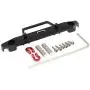 wivarra for Axial SCX24 90081 1/24 RC Crawler Car Upgrade Parts Metal Front Bumper Accessories