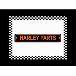 Harley Parts Here Novelty Metal Harley Street Sign 3x18