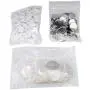 BEAMNOVA 500Pcs 1-1/4 inch Button Parts for Badge Maker Machine Clip Pin Top/Bottom Cover - Every Set includs 1.26 inch Clip Button, 1.73 inch Thin Film, 1 Mylar BEAMNOVA 500Pcs 1-1/4 inch Button Parts for Badge Maker Machine Clip Pin Top/Bottom Cover - Every Set includs 1.26 inch Clip Button, 1.73 inch Thin Film, 1 Mylar