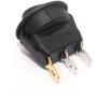 Cllena Car Truck Rocker Toggle LED Switch Shell 3 Pins On-Off Control 12V (Green Light)