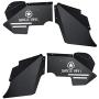 Hooke Road Wrangler JK Inner Fender Liners Front & Rear Kit Compatible with Jeep Wrangler JK & Unlimited 2007-2018 2/4 Doors