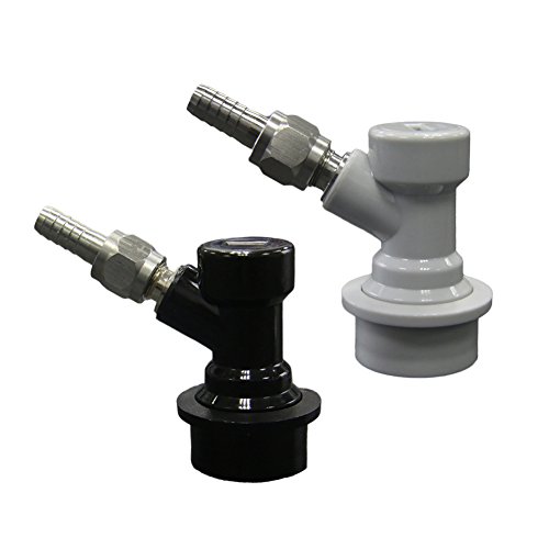 PERA 43178-145684 Ball Lock MFL Dis-Connect Set with Swivel Nuts (2) 5/16 Gas, 1/4 Liquid Barbed by (Pack of 2)