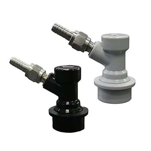 PERA 43178-145684 Ball Lock MFL Dis-Connect Set with Swivel Nuts (2) 5/16 Gas, 1/4 Liquid Barbed by (Pack of 2)