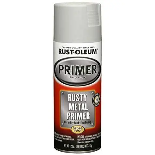 Rust-Oleum 249331 Automotive Rusty Metal Primer Spray Paint, 12 oz, Light Gray Rust-Oleum 249331 Automotive Rusty Metal Primer Spray Paint, 12 oz, Light Gray