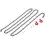 Vertily Metal Hitch Trailer Hook Simulation Climbing Tow Chain with Trailer Hook for 1/10 Axial SCX10 Climbing Off-Road Car Truck Racing Part Accessory for Kid Toy Gift