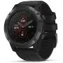 Garmin fenix 5 Plus, Premium Multisport GPS Smartwatch, Features Color Topo Maps, Heart Rate Monitoring, Music and Contactless Payment, Black with Black Band