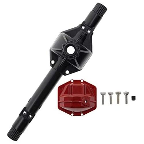 AUTOKAY New Black Steel Alloy Front Rear Axle Housing for 1:10 Axial YETI AR60 RR10 RC Car