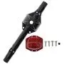 AUTOKAY New Black Steel Alloy Front Rear Axle Housing for 1:10 Axial YETI AR60 RR10 RC Car