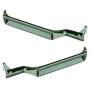 Door Handle Black Metal Inner Pair Set for Ford Bronco F150 F250 F350 F800 F53