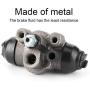 Pair Wheel Cylinder,54540‑19B00 Metal Brake Fluid Wheel Cylinder Replacement Fit for Suzuki King Quad 300