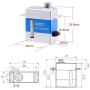 KST DS315MG 8.4V 4kg 0.07sec Digital Metal Gear Mini Servo Motor for UAV RC Car Robot Arm Helicopter Airplane Parts