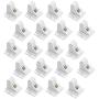 20 Pack Magnetic Cabinet Locks Baby Proofing - Vmaisi Children Proof Cupboard Drawers Latches - Adhesive Easy Installation