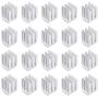 uxcell Heatsink with Thermal Conductive Adhesive Tape 9 x 9 x 12mm Silver 20pcs