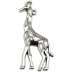 WYSIWYG 12 Pieces Charms Charm Bracelet Giraffe 53x23mm for Jewelry Making Supplies Metal Crafts Accessories