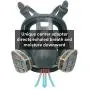 3M Full Facepiece Reusable Respirator 6800, Paint Vapors, Dust, Mold, Chemicals, Medium 3M Full Facepiece Reusable Respirator 6800, Paint Vapors, Dust, Mold, Chemicals, Medium