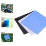 Zer one 100x100x2.0mm CPU Thermal Pad, Silicon Thermal Conductivity Sheet Insulation Paste Gap Filler Heatsink Cooling Pads(Grey)