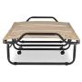 Linon Home Dcor Linon Memory Foam Luxor Folding Bed, Single, Beige