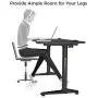 EUREKA ERGONOMIC Gaming Desk Captain Series Home Office Computer Gaming Desk Mouse Pad New Polygon Legs Design (47 inch, Black) EUREKA ERGONOMIC Gaming Desk Captain Series Home Office Computer Gaming Desk Mouse Pad New Polygon Legs Design (47 inch, Black)
