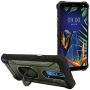 Eaglecell - for LG K40, Harmony 3, Xpression Plus 2 (2019) LM-X420, LG Solo LTE L423DL - Aluminum Metal Hybrid Phone Case with Stand - ZY0 Dark Green
