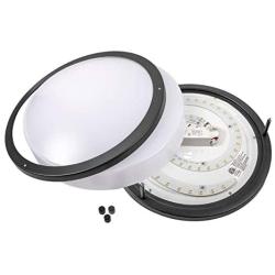 LB72160 LED Flush Mount Ceiling Light, 12 inch, 15W (150W Equivalent) Dimmable 1200lm, 5000K Daylight, Oil Rubbed Bronze Round Lighting Fixture for Kitchen,Hallway,Bathroom,Stairwell