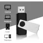 KEXIN Bulk USB Drive 100 Pack 128MB USB Flash Drive Flash Drive Thumb Drive Bulk Flash Drives Swivel USB 2.0