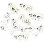 Number Pendant Charms, 0-9, 3 Sets (30 Pieces), DIY Crafts Jewelry Making, Personalization (Silver Tone) Number Pendant Charms, 0-9, 3 Sets (30 Pieces), DIY Crafts Jewelry Making, Personalization (Silver Tone)
