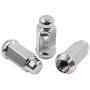 Wheel Accessories Parts Bulge Acorn M14 X 1.50 Thread 1.90'' Long for Trucks 19mm(3/4'') Hex 14x1.5 (32 M14x1.50, Chrome)