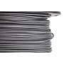HATCHBOX ABS 3D Printer Filament, Dimensional Accuracy +/- 0.03 mm, 1 kg Spool, 1.75 mm, Silver (3D ABS-1KG1.75-SLV)