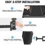 Mounting Dream UL Listed TV Mount TV Wall Mount Swivel and Tilt for 26-55 Inch TV, Perfect Center Design, Full Motion TV Wall Mount Bracket with Articulating Arm up to VESA 400x400mm, 60 lbs, MD2377