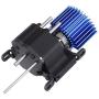 RC Car ZHOUPENGF Upgraded Metal Speed Change Gear Box Set pare Part Vehicle Toys Model for WPL B16 B24 B36 C24 C34 MN90 MN45 Accessories (Color : Silver)