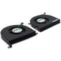 Padarsey New Laptop CPU Cooling Fan Left and Right Set Fit for MacBook Pro A1297 17-Inch Unibody 2009 2010 2011 DC 5V 2W Compatible with Part MG45070V1-Q010-S99 MG45070V1-Q021-S9A