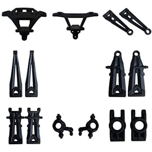 Bonarty 1 Set 1/10 RC Car Upgrade Parts Kits for XINLEHONG 9125, Removable/Replaceable Upgrade Metal Part for RC Car