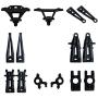 Bonarty 1 Set 1/10 RC Car Upgrade Parts Kits for XINLEHONG 9125, Removable/Replaceable Upgrade Metal Part for RC Car