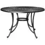 Crosley Furniture Sedona Solid-Cast Aluminum Outdoor Dining Table, 46-inch, Black Crosley Furniture Sedona Solid-Cast Aluminum Outdoor Dining Table, 46-inch, Black
