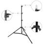 Emart T-Shape Portable Background Backdrop Support Stand Kit 5ft Wide 8.5ft Tall Adjustable Photo Backdrop Stand with 4 Spring Clamps