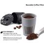 Cofe Reusable Coffee Filter compatible with Keurig My K-Cup 1.0&2.0 all Keurig home Coffee makers (black, 2pcs/pack)