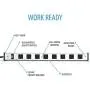 V7 PWS2308-1N 8-Outlet Horizontal Industrial Metal Power Strip 125V, 15A, 12-ft. Cord, 5-15R V7 PWS2308-1N 8-Outlet Horizontal Industrial Metal Power Strip 125V, 15A, 12-ft. Cord, 5-15R