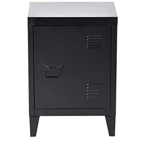 HouseinBox Low Standing Locker Organizer Side End Table Office File Storage Metal Cabinet Cupboard Unit Detachable 4 Legs,Size:15.9 x 12 x 22.6 (Black) HouseinBox Low Standing Locker Organizer Side End Table Office File Storage Metal Cabinet Cupboard Unit Detachable 4 Legs,Size:15.9 x 12 x 22.6 (Black)
