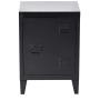 HouseinBox Low Standing Locker Organizer Side End Table Office File Storage Metal Cabinet Cupboard Unit Detachable 4 Legs,Size:15.9 x 12 x 22.6 (Black) HouseinBox Low Standing Locker Organizer Side End Table Office File Storage Metal Cabinet Cupboard Unit Detachable 4 Legs,Size:15.9 x 12 x 22.6 (Black)