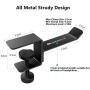 Headphone Headset Stand Holder, 6amLifestyle Universal Metal Gaming Headphones Hanger Mount Under Desk Hook Clip with Adjustable Clamp for All Headsets, Black（Patented）