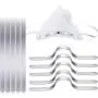 200PCS Metal Nose Bridge Strips with Adhesive Backing for Face Mask, Mr Rex 90MM Flat Aluminum Nose Wire Bendable Nose Piece for Mask Sewing Handmade DIY Crafting (200)