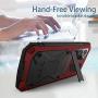 Simicoo Samsung Note 20 Ultra Metal Case with Screen Protector Military Rugged Heavy Duty Shockproof with Stand Camera Protector Full Cover case for Note 20 Ultra (Red)